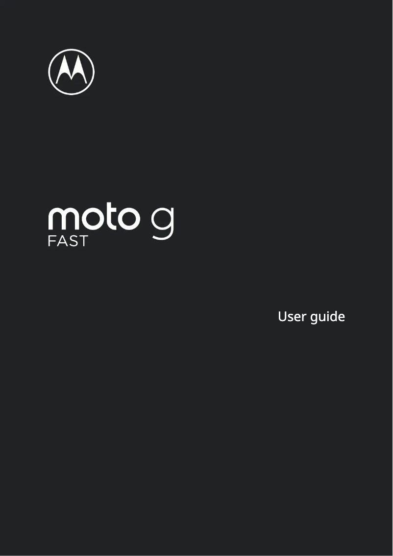 Page 1 de la notice Manuel utilisateur Motorola Moto G Fast