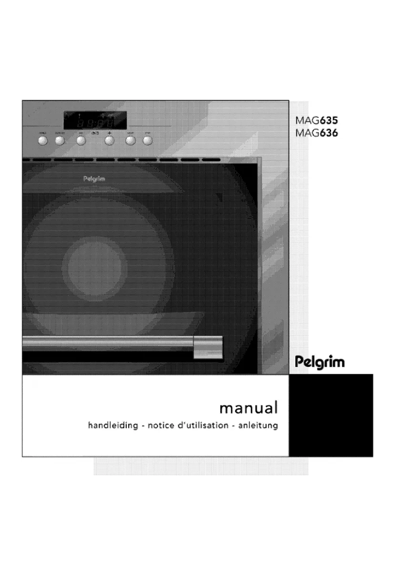 Page n°1 - Manuel utilisateur Pelgrim MAG635RVS