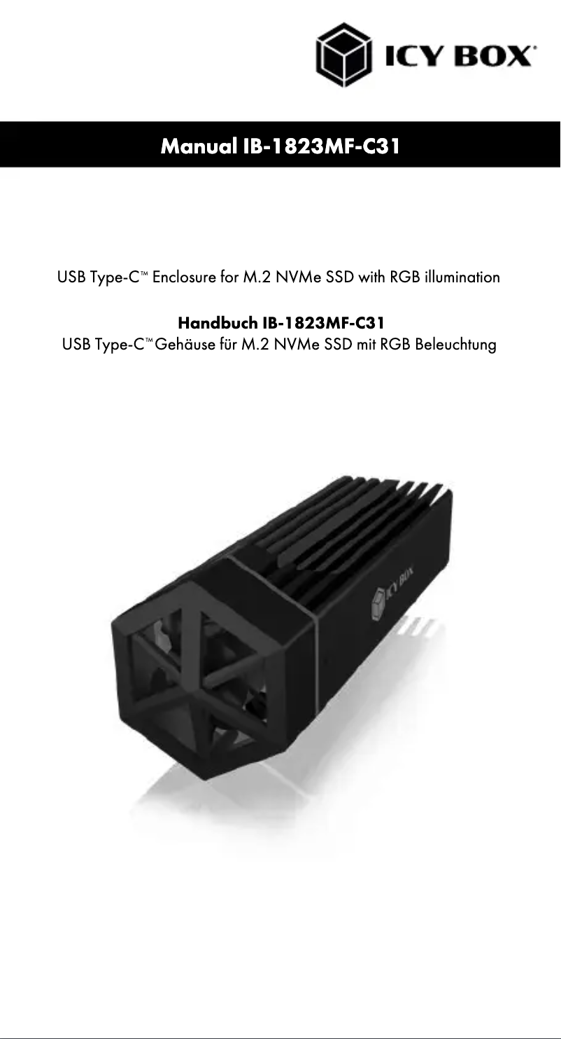 Image de la première page du manuel de l'appareil IB-1823MF-C31