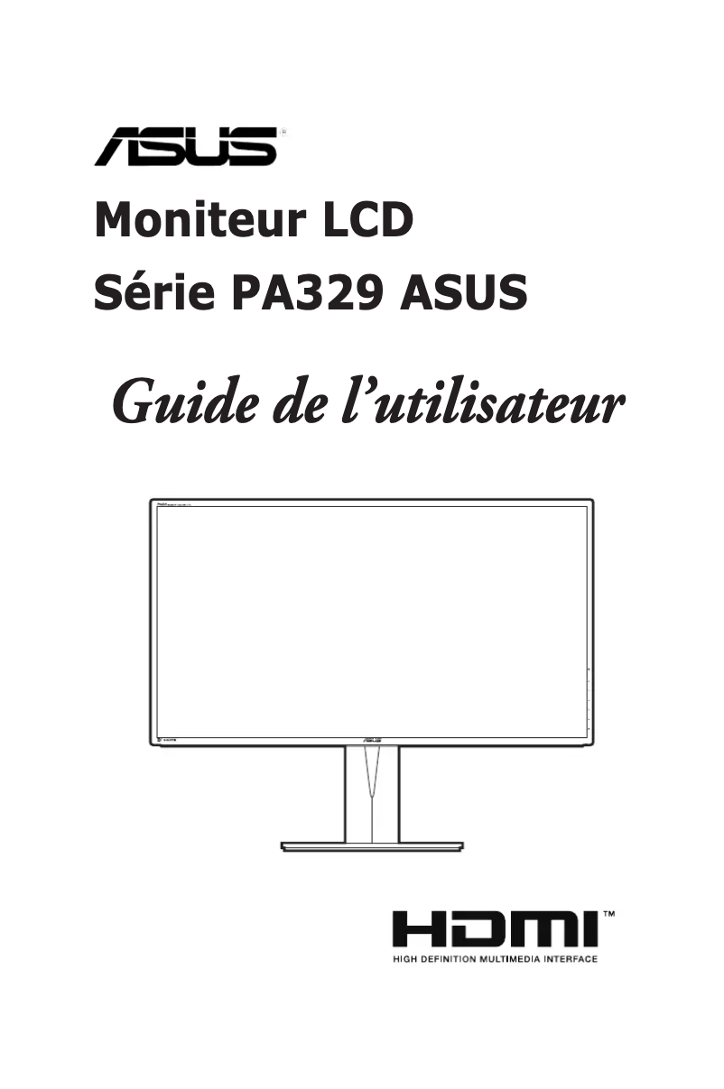 Page n°1 - Manuel utilisateur Asus ProArt PA329Q