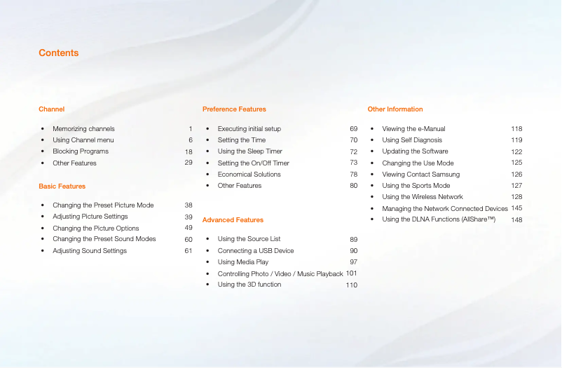 Page 1 de la notice Manuel utilisateur Samsung PN60F5300