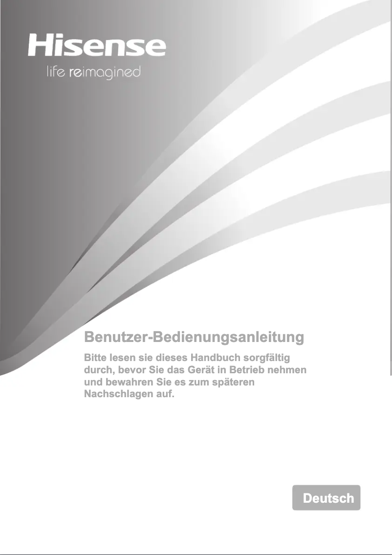 Page 1 de la notice Manuel utilisateur Hisense RB400N4EG3