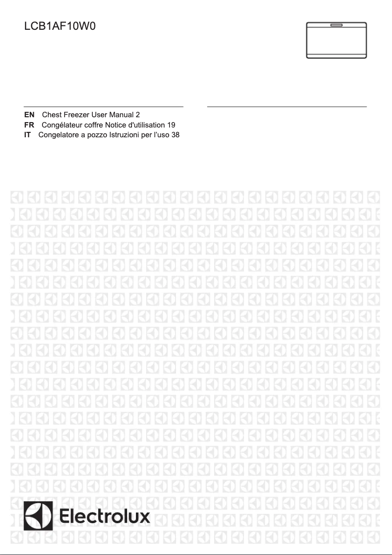 Page n°1 - Manuel utilisateur Electrolux LCB1AF10W0