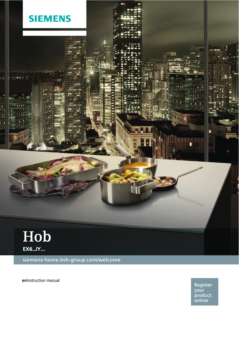 Image de la première page du manuel de l'appareil EX675JYW1E