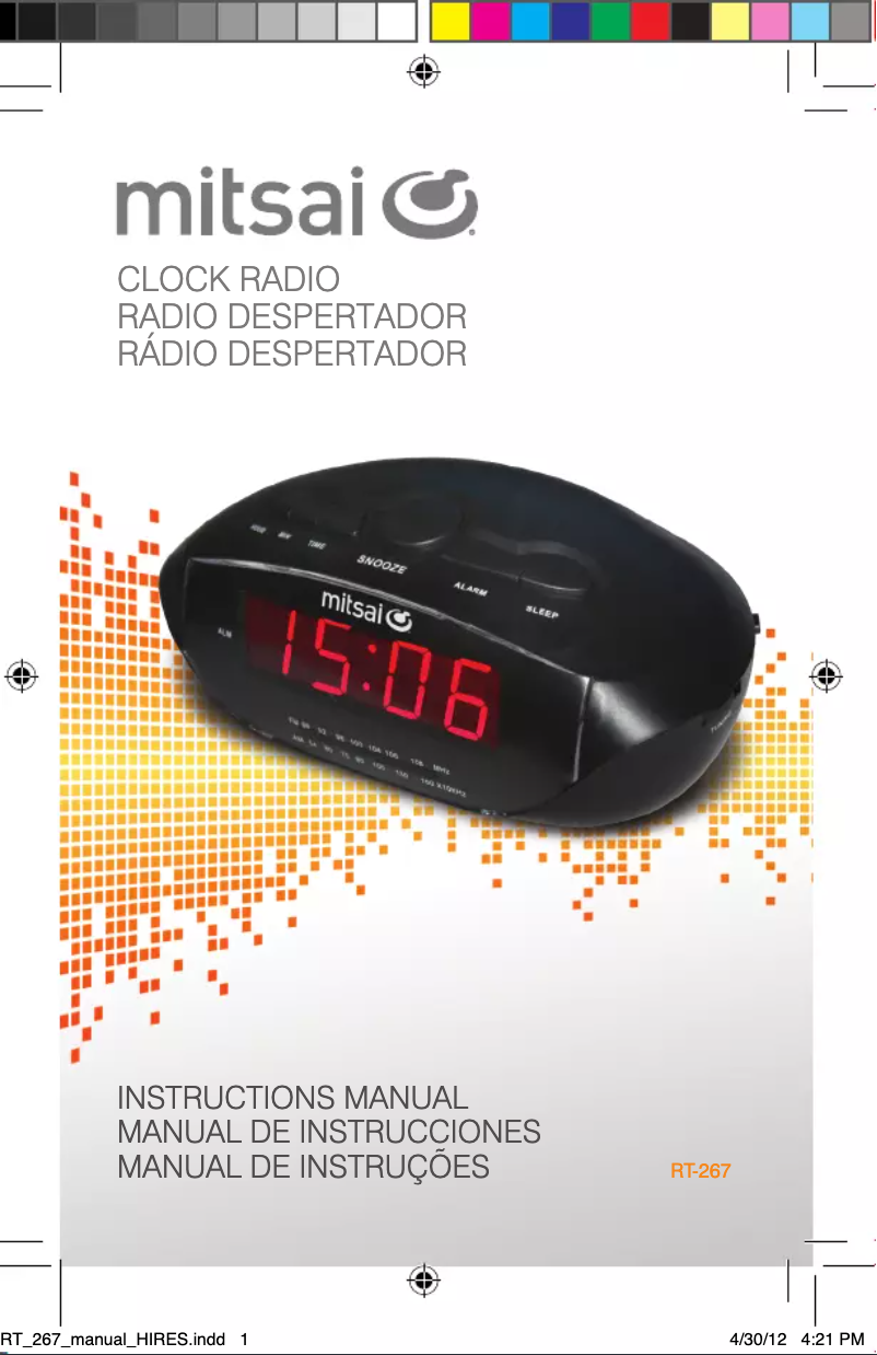 Page n°1 - Manuel utilisateur Mitsai RT-267