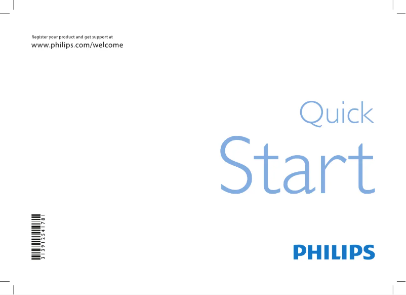 Página 1 del manual Guía de inicio rápido Philips 32PFL6605D