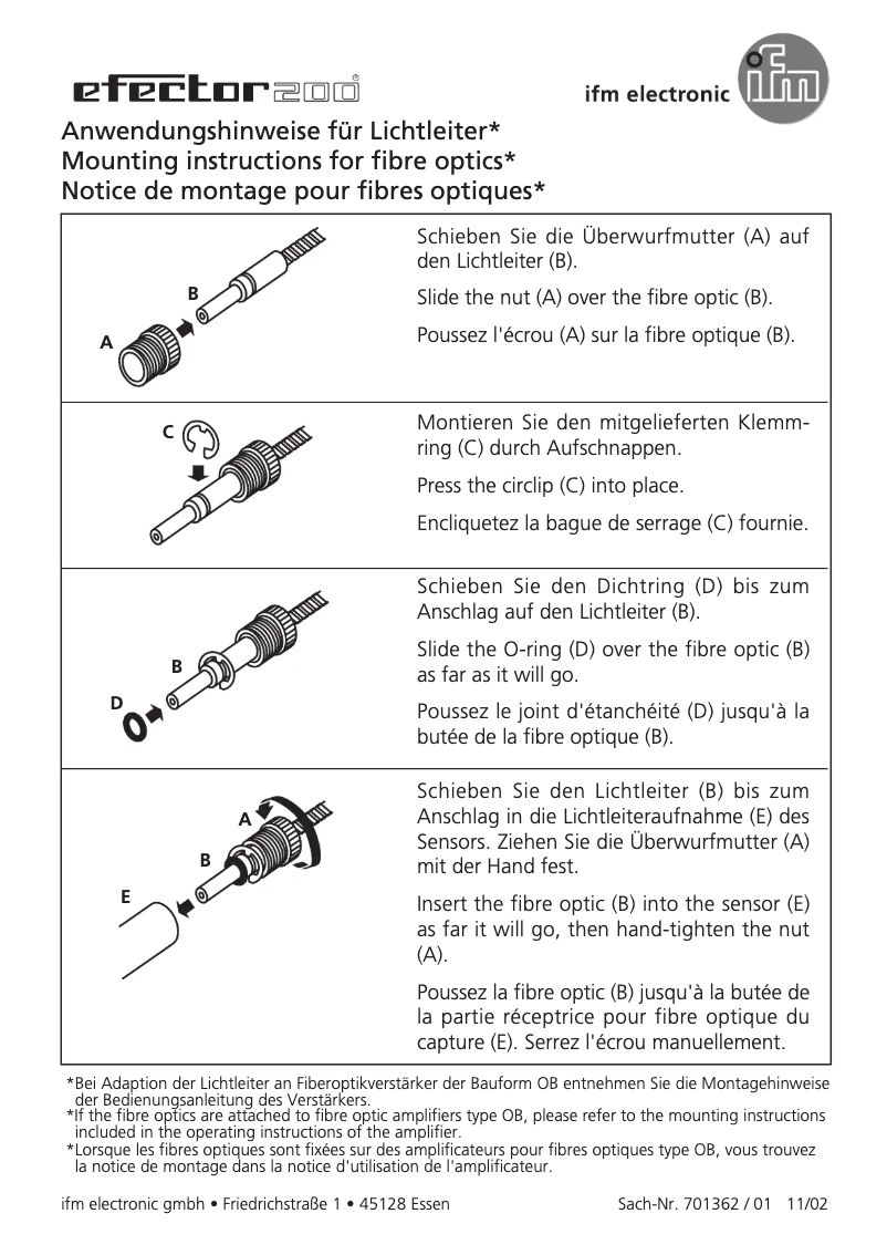Page n°1 - Manuel utilisateur IFM E20977