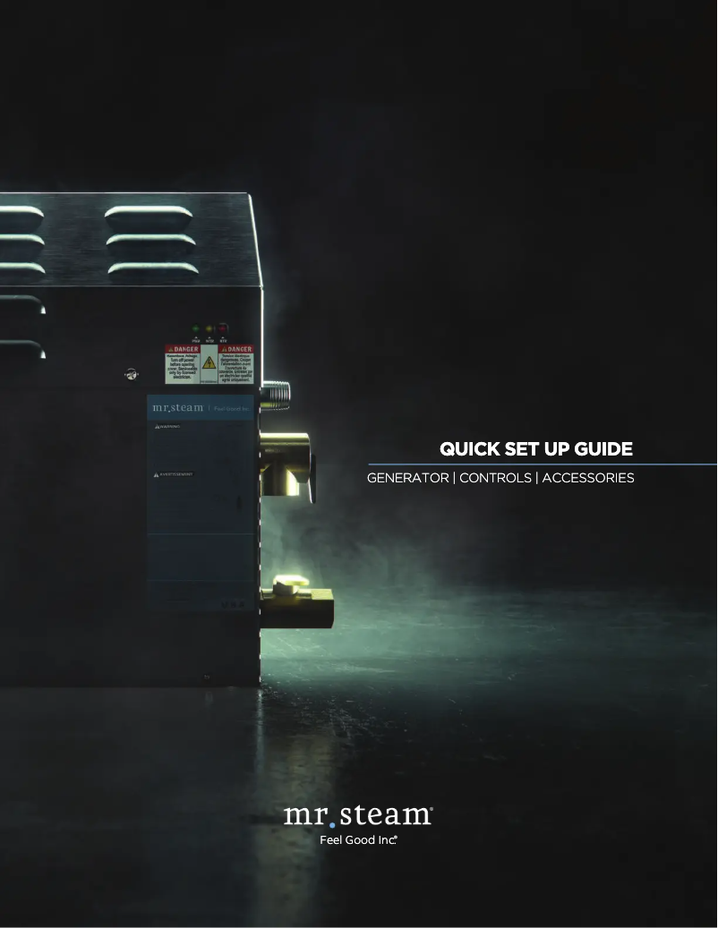 Page 1 de la notice Guide d'installation Mr Steam MS150E