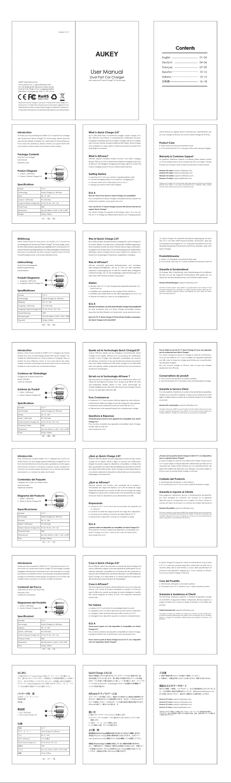 Image de la première page du manuel de l'appareil CC-T1