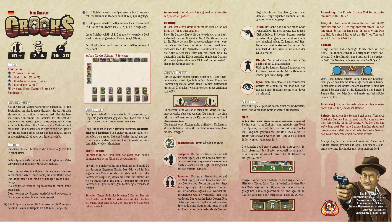 Página 1 del manual Manual de usuario White Goblin Games Crooks