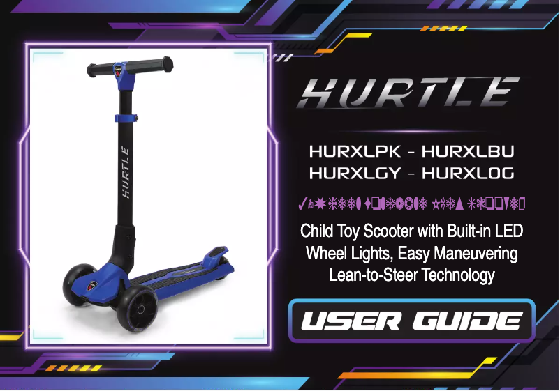 Page 1 de la notice Manuel utilisateur Hurtle HURXLGY