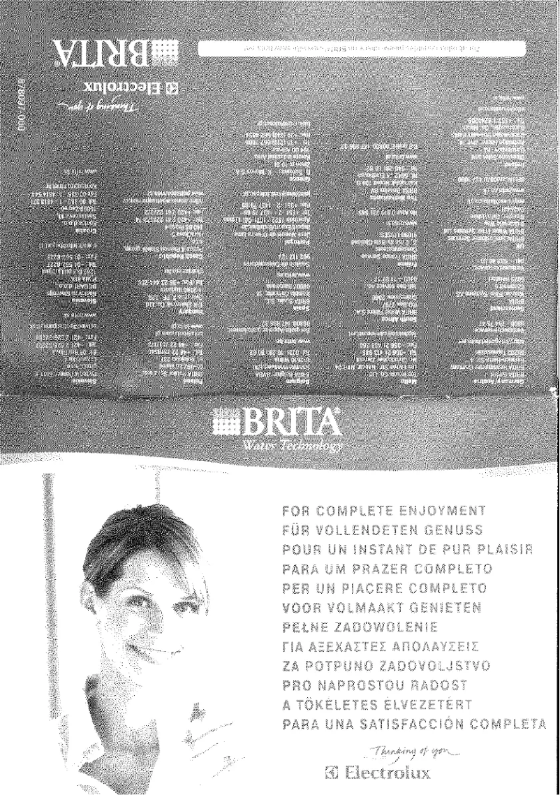 Page 1 de la notice Manuel utilisateur Electrolux ANB 35405 W