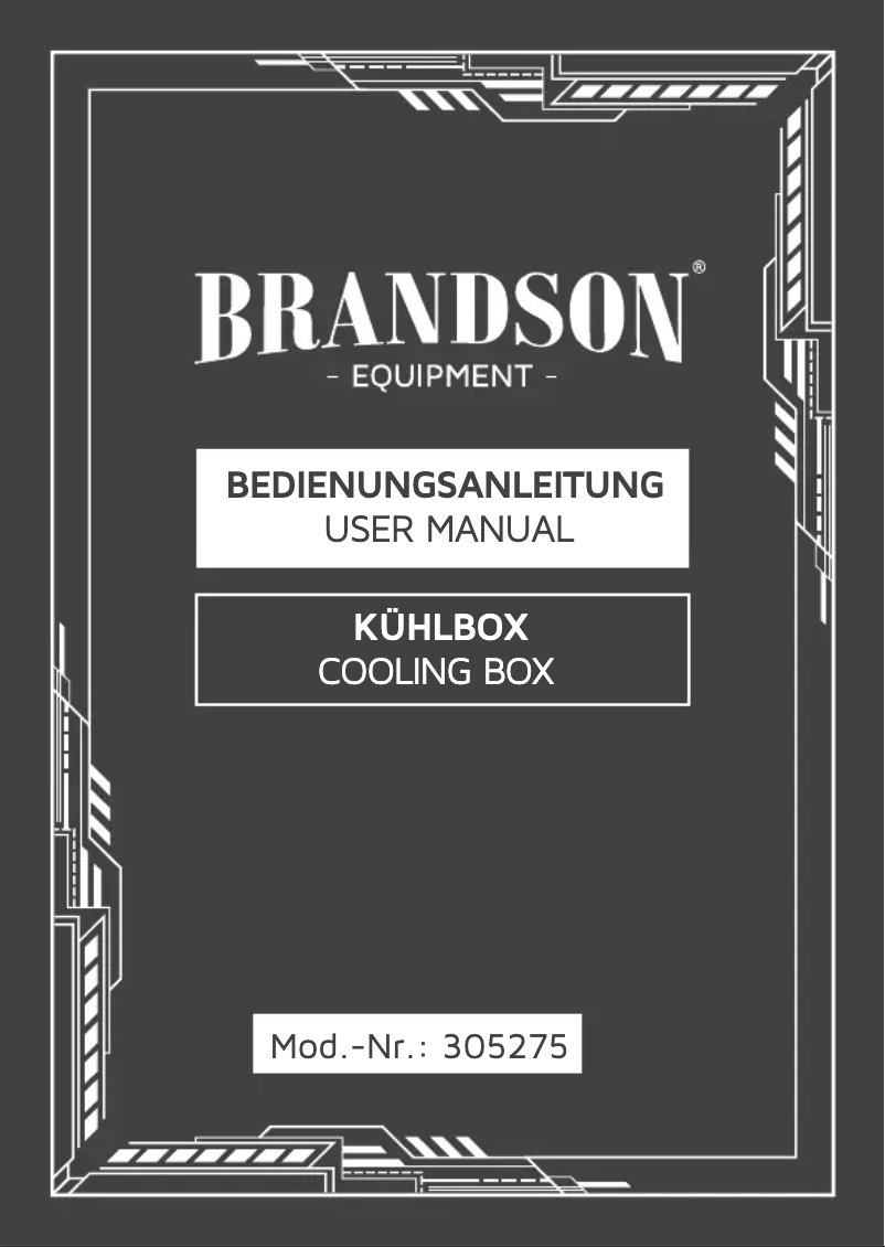 Página 1 del manual Manual de usuario Brandson 305275