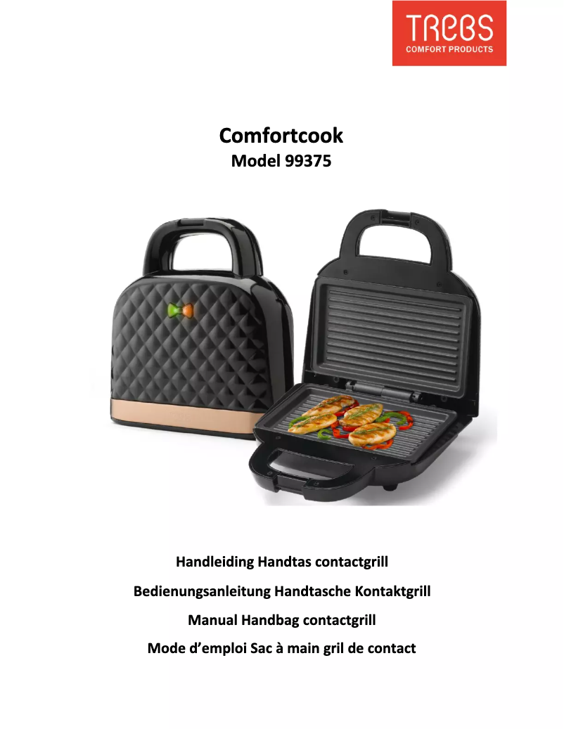 Page 1 de la notice Manuel utilisateur Trebs Comfortcook 99375