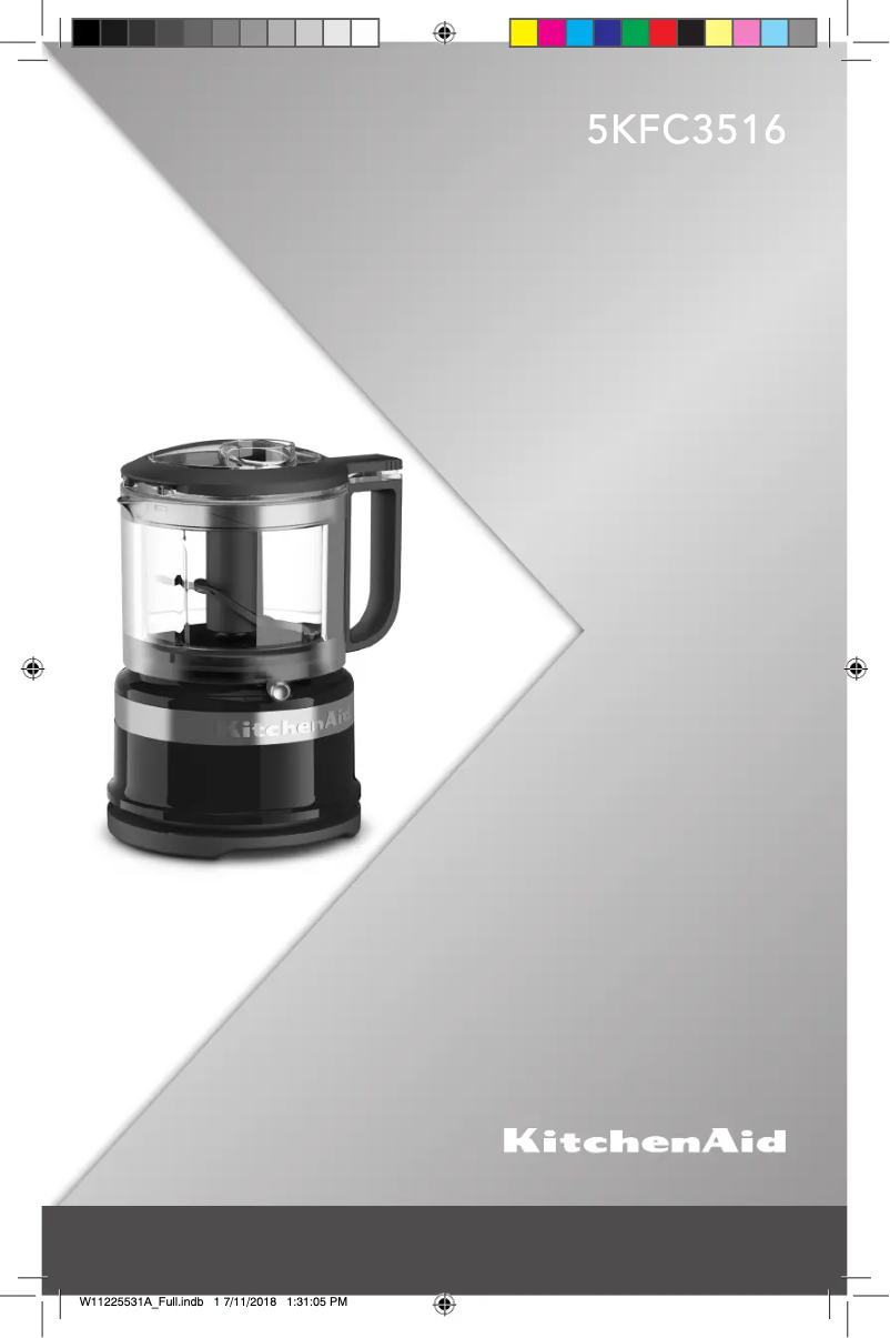 Page n°1 - Manuel utilisateur KitchenAid 5KFC3516