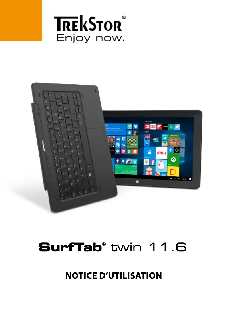 Image de la première page du manuel de l'appareil SurfTab Twin 11.6 Wi-Fi