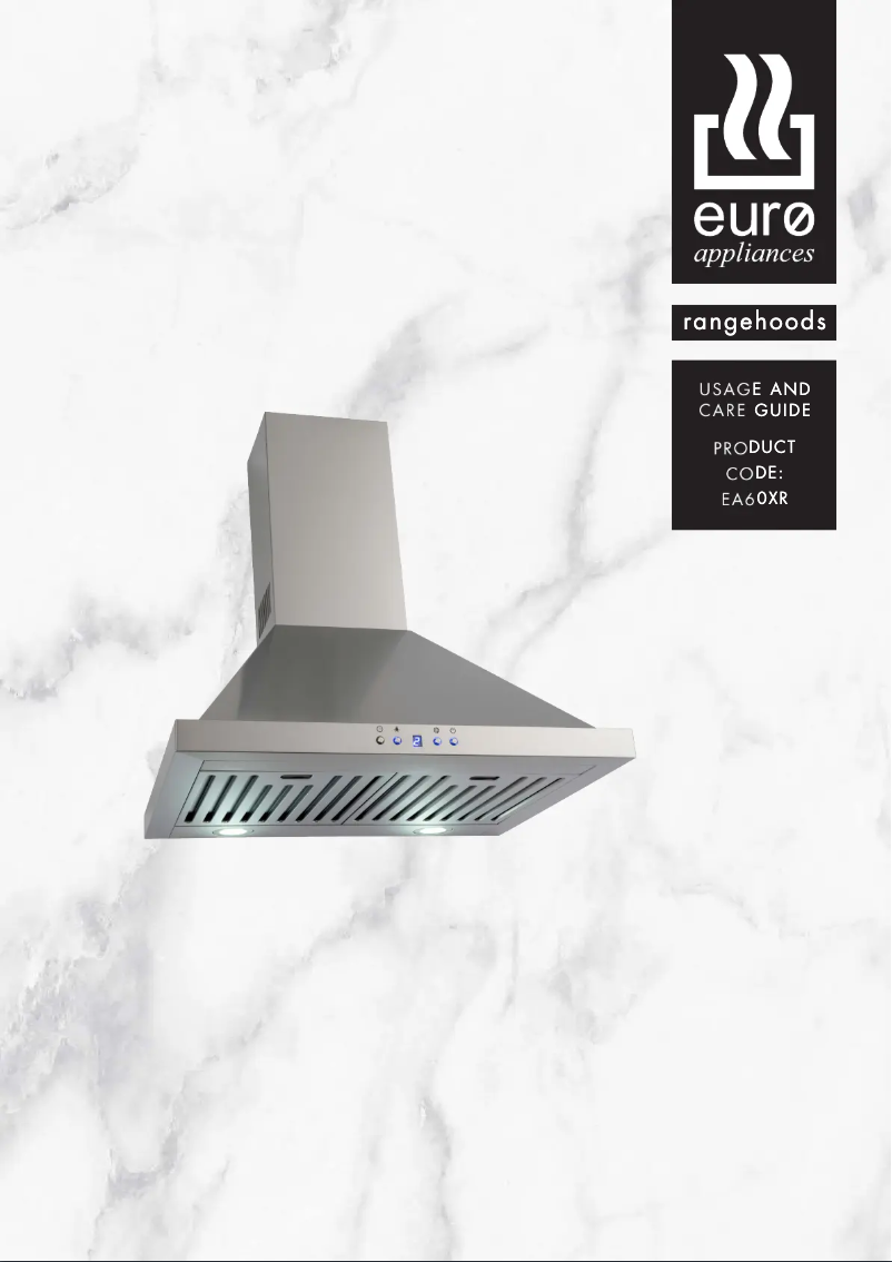 Page n°1 - Manuel utilisateur Euro Appliances EA60XR