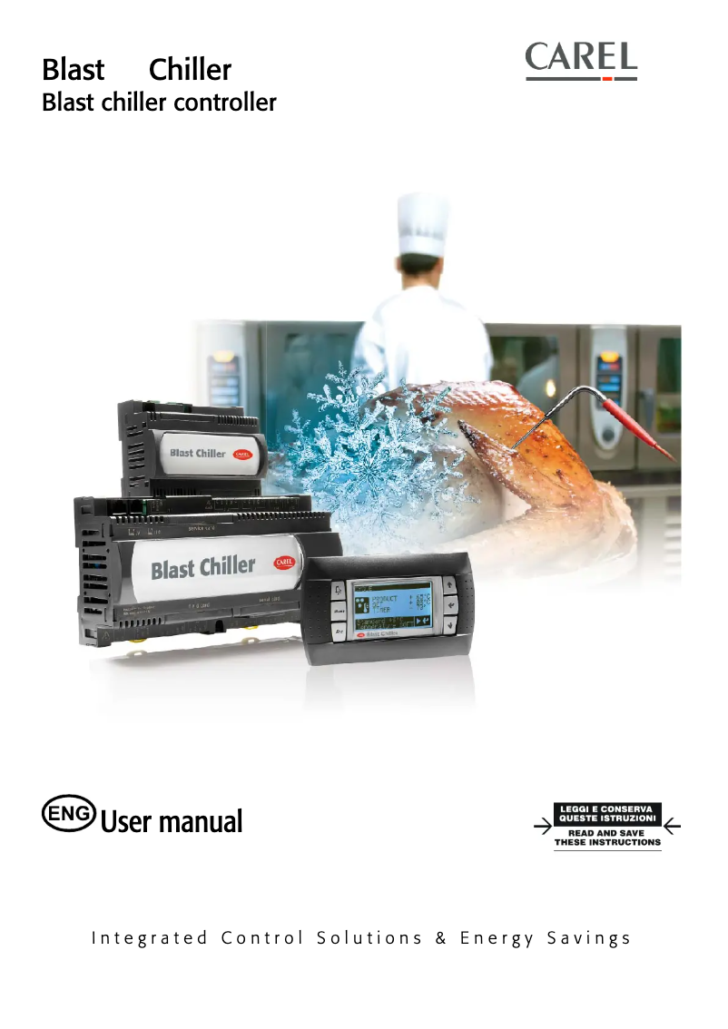 Page 1 de la notice Manuel utilisateur Carel Blast Chiller