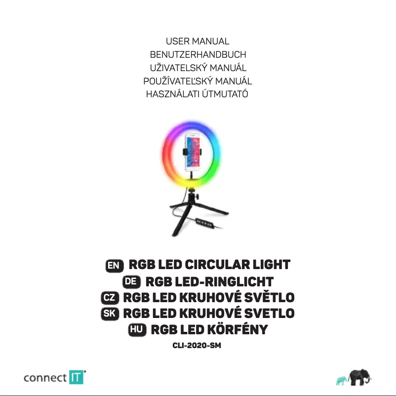 Page 1 de la notice Manuel utilisateur Connect IT Selfie10RGB