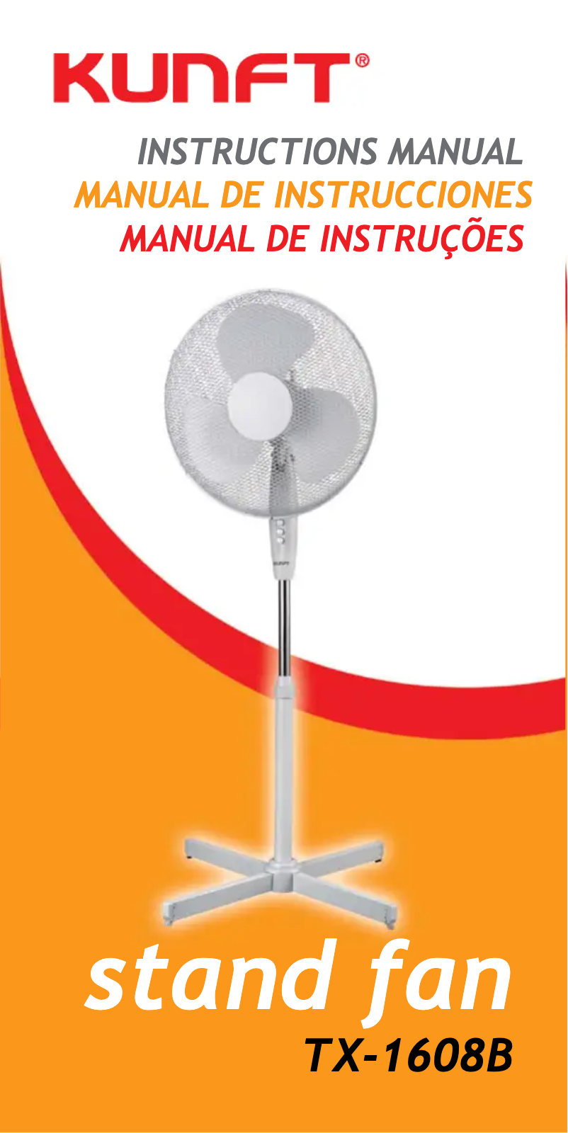 Image de la première page du manuel de l'appareil TX-1608B