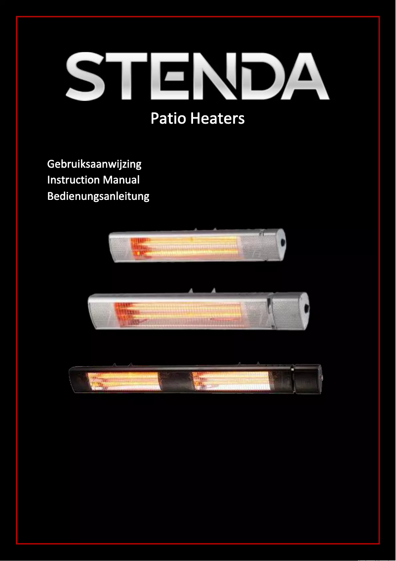 Page n°1 - Manuel utilisateur Stenda Patio Heater