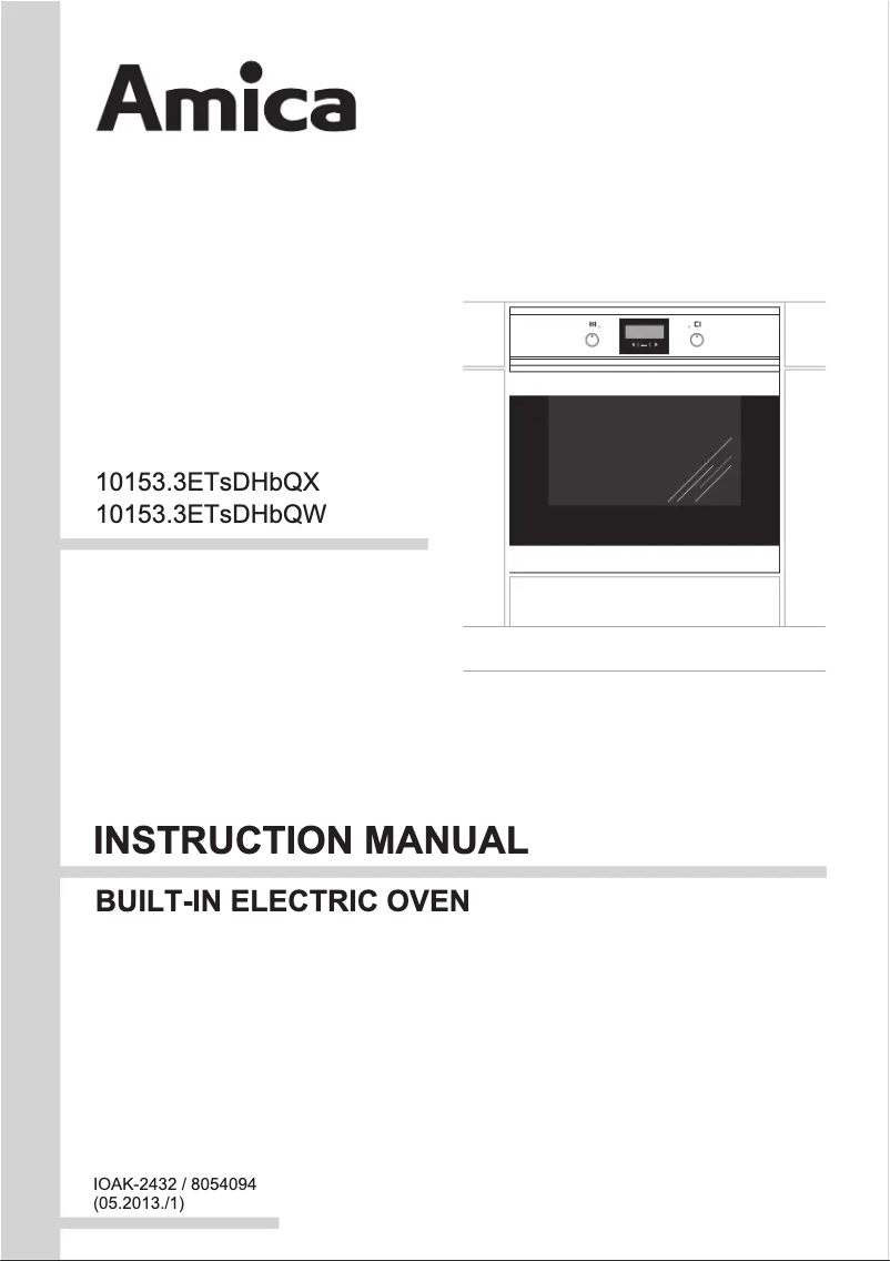 Page n°1 - Manuel utilisateur Amica 1053.3TsX