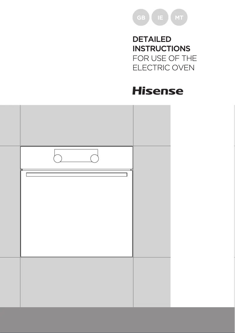 Page n°1 - Manuel utilisateur Hisense BI3221AX