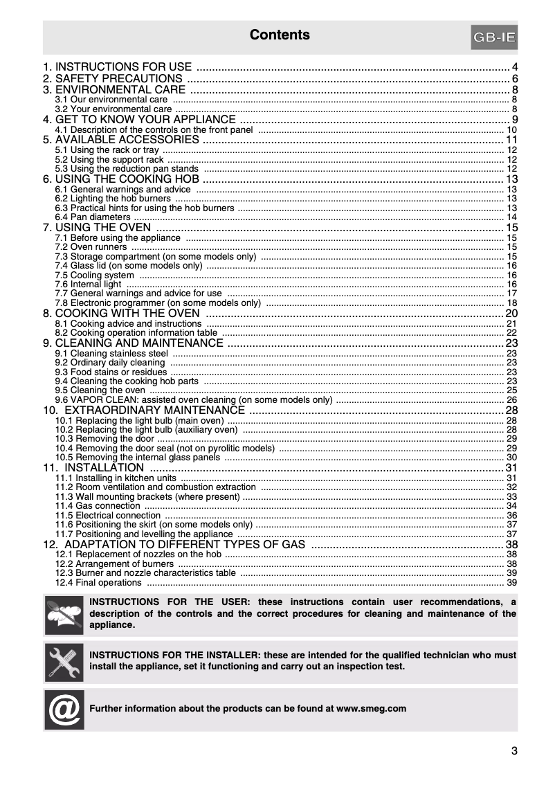 Image de la première page du manuel de l'appareil SUK92MX9