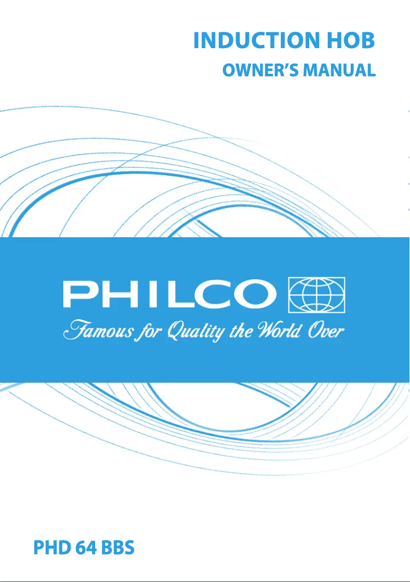 Page 1 de la notice Manuel utilisateur Philco PHD 64 BBS