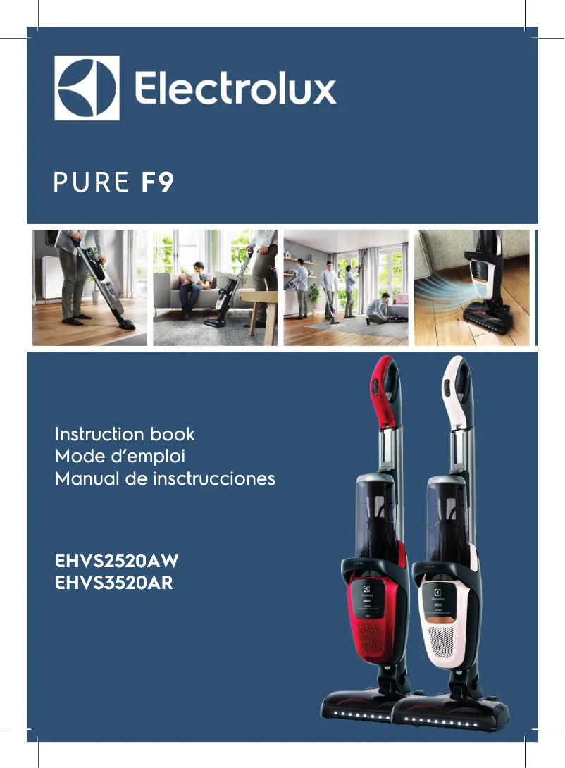 Page 1 de la notice Manuel utilisateur Electrolux Pure F9 Pet