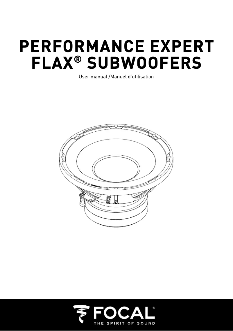 Página 1 del manual Manual de usuario Focal SUBP30F