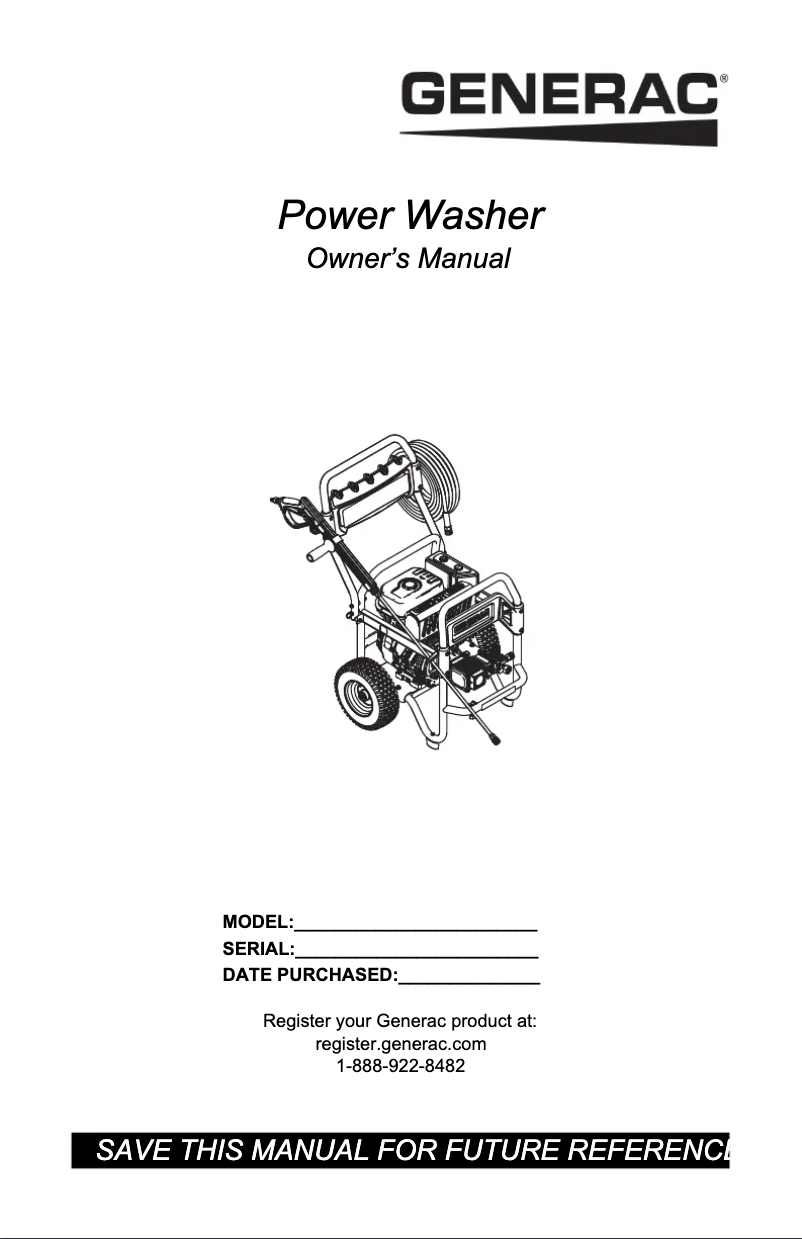 Image de la première page du manuel de l'appareil G0065650