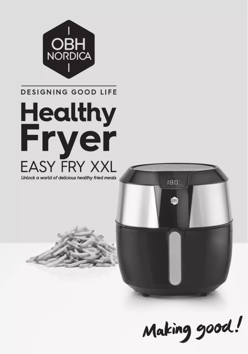 Image de la première page du manuel de l'appareil Easy Fry XXL