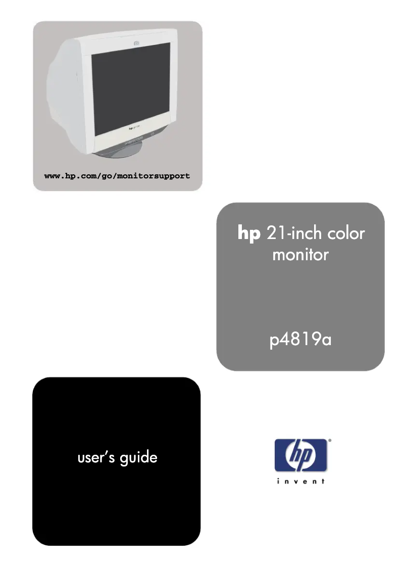 Imagen de la primera página del manual del dispositivo P4819A