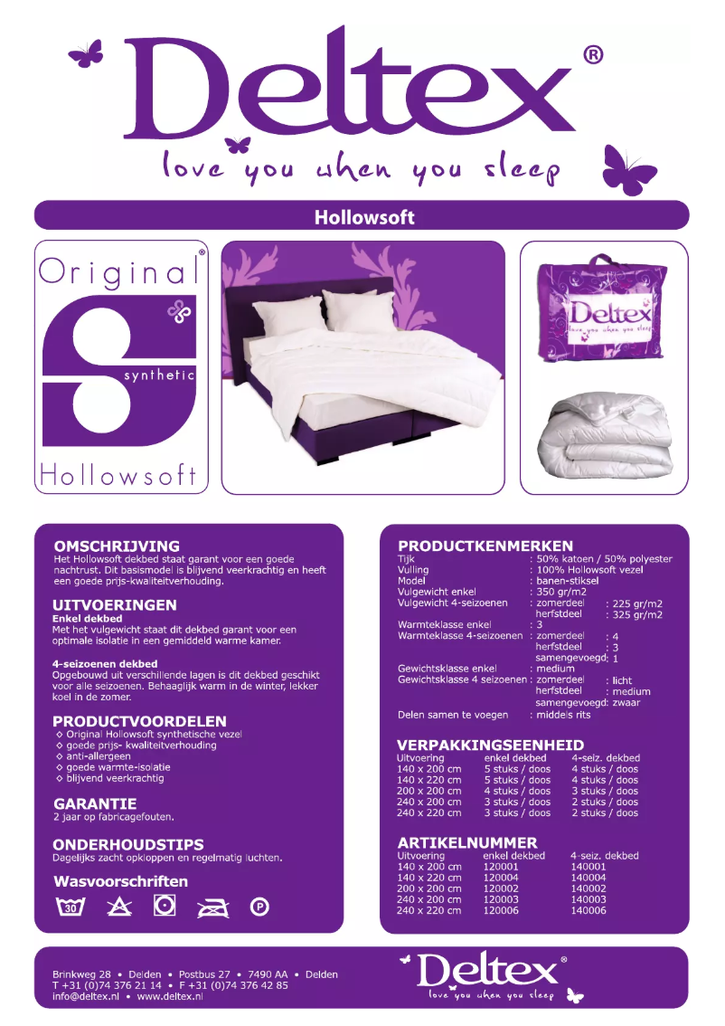 Page 1 de la notice Manuel utilisateur Deltex Hollowsoft