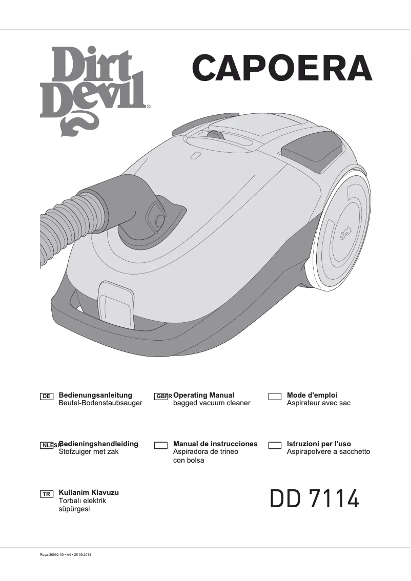 Page n°1 - Manuel utilisateur Dirt Devil Capoera