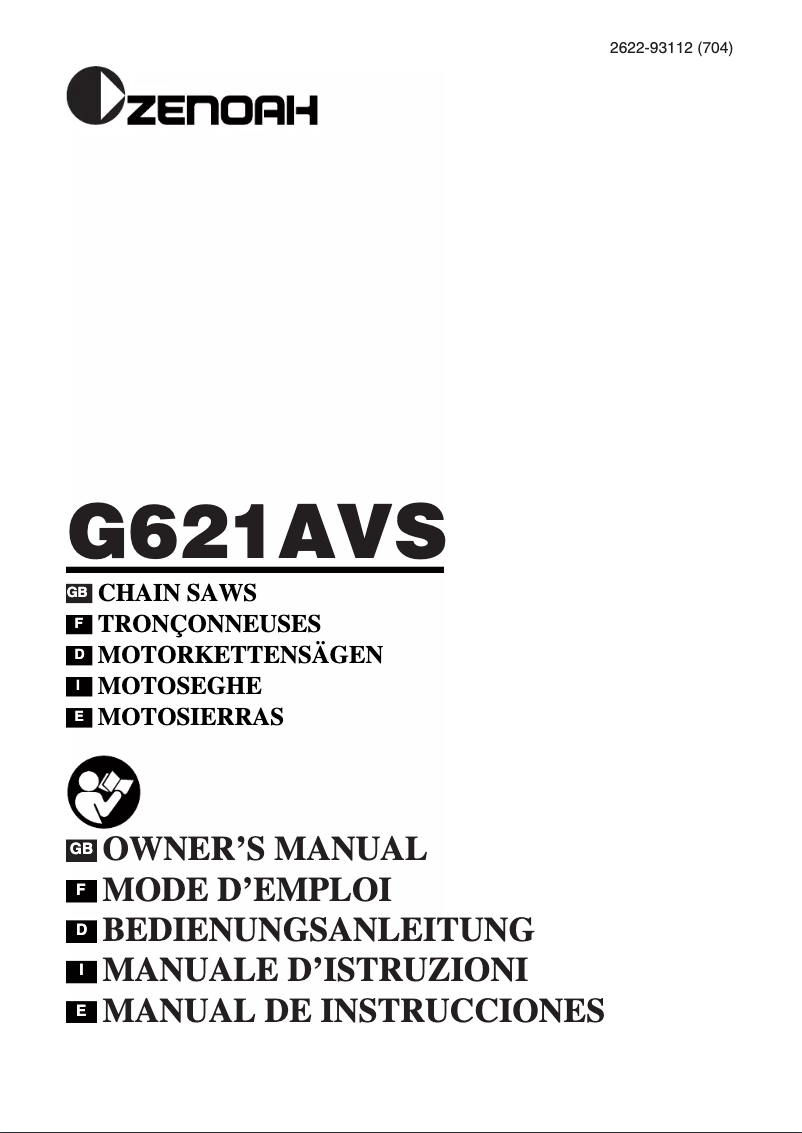 Image de la première page du manuel de l'appareil G621AVS