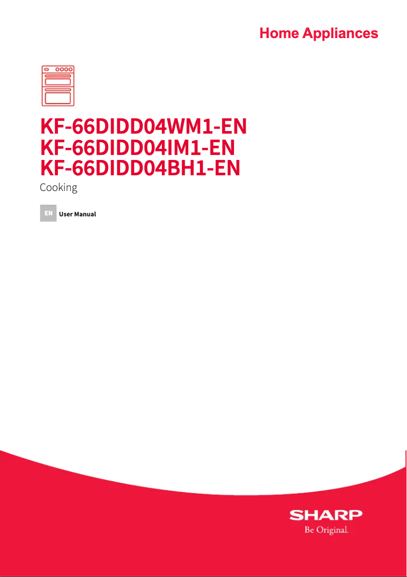 Page n°1 - Manuel utilisateur Sharp KF-66DIDD04WM1-EN