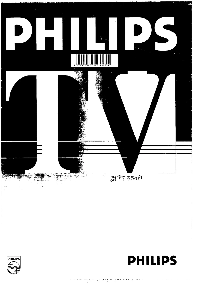 Image de la première page du manuel de l'appareil 21PT351A