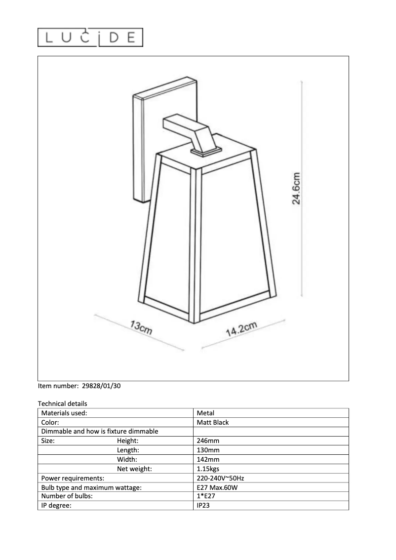 Image de la première page du manuel de l'appareil Matslot