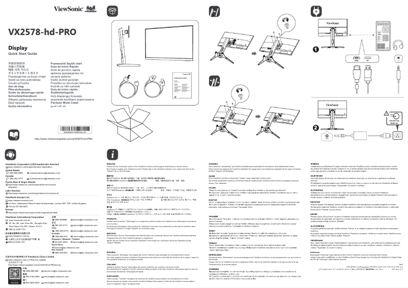 Image de la première page du manuel de l'appareil VX2578-HD-PRO