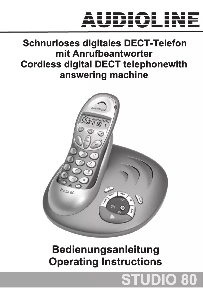 Imagen de la primera página del manual del dispositivo STUDIO 80