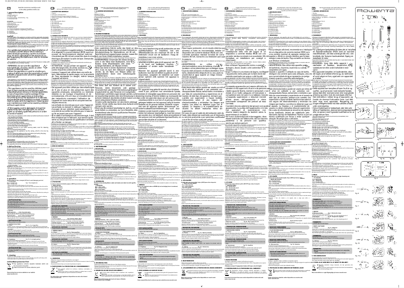 Página 1 del manual Manual de usuario Rowenta CF4132