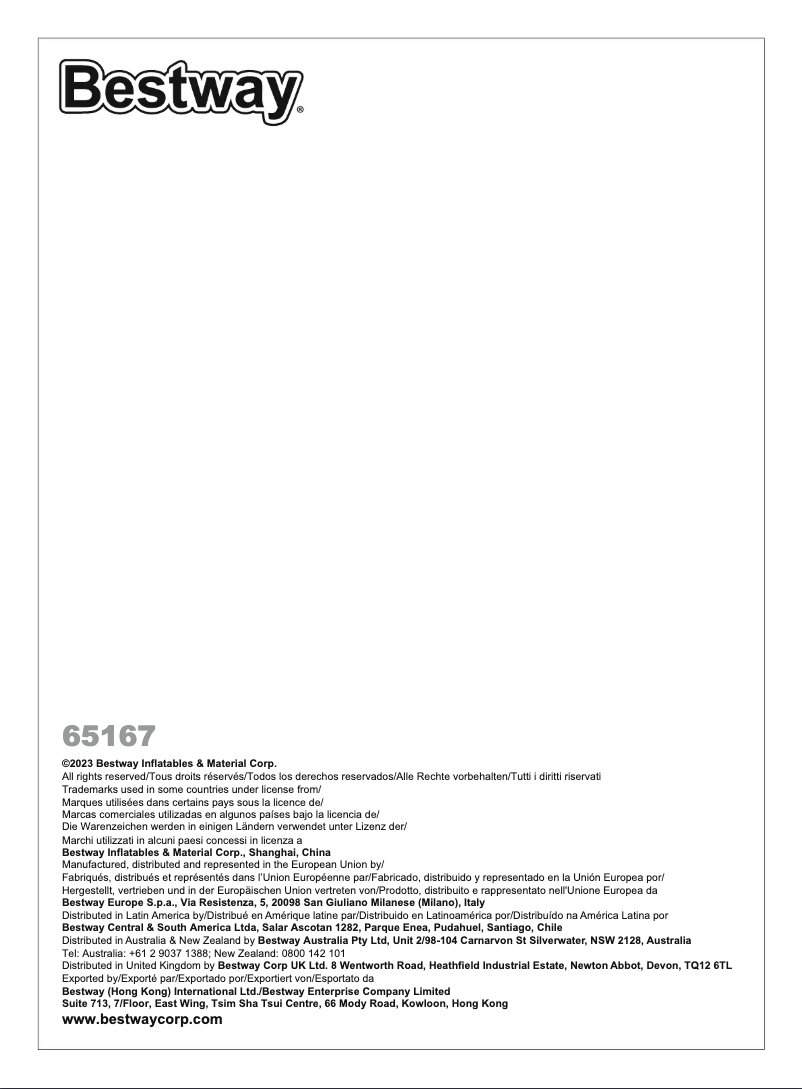 Image de la première page du manuel de l'appareil 65167