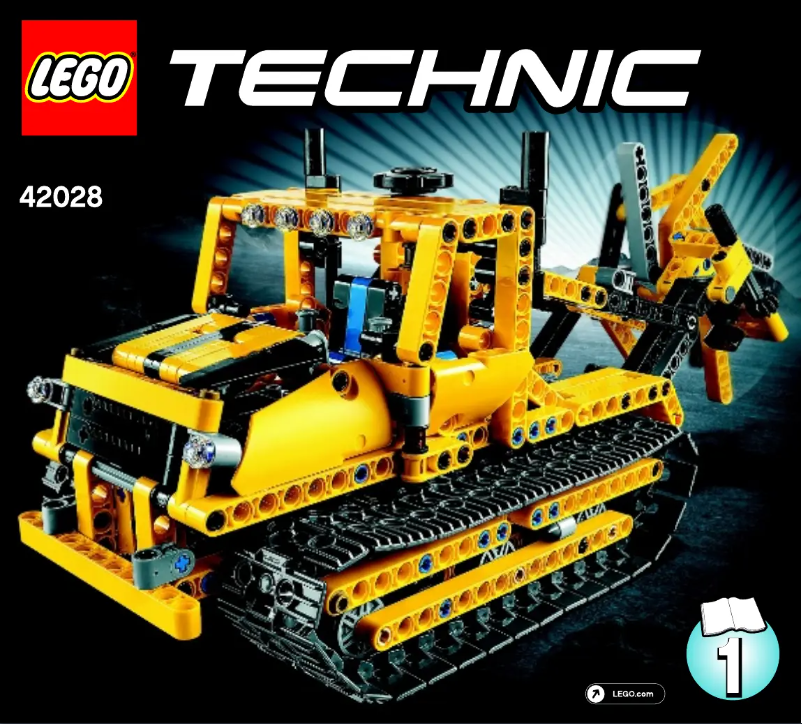 Page 1 de la notice Consignes visuelles Lego Technic 42028