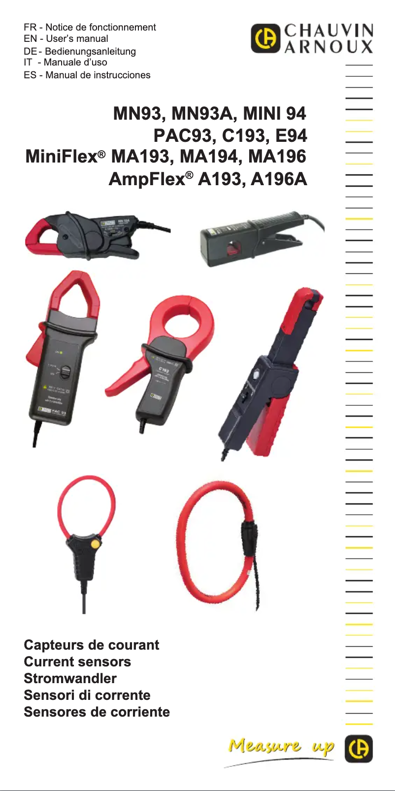 Image de la première page du manuel de l'appareil MiniFlex MA193