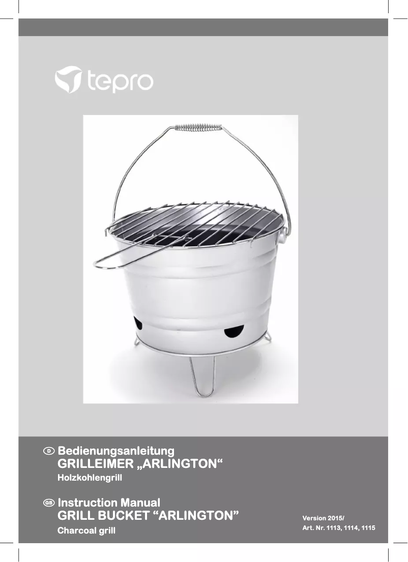 Page n°1 - Manuel utilisateur tepro Arlington 1113