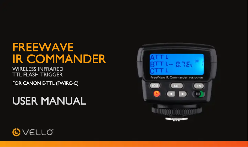 Image de la première page du manuel de l'appareil FWIRC-C