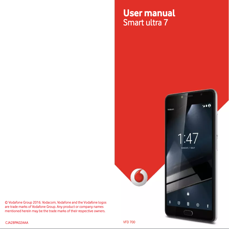 Image de la première page du manuel de l'appareil Smart Ultra 7