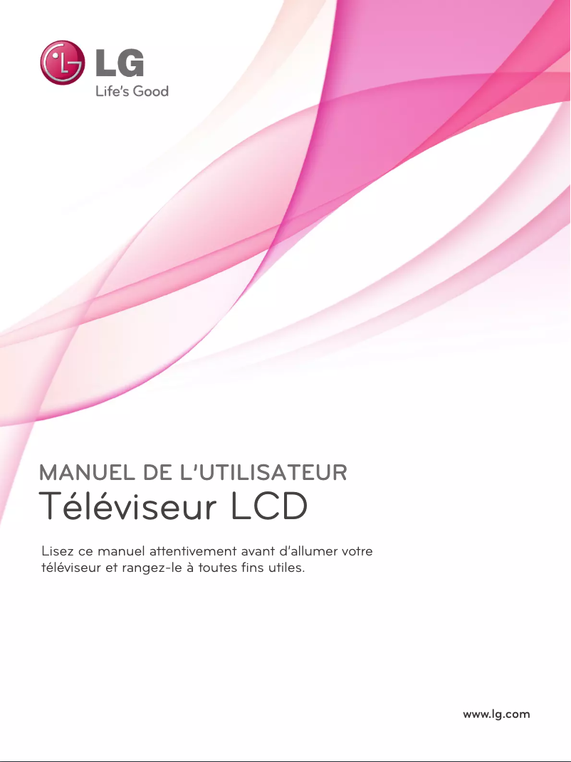 Page 1 de la notice Manuel utilisateur LG 32LD310